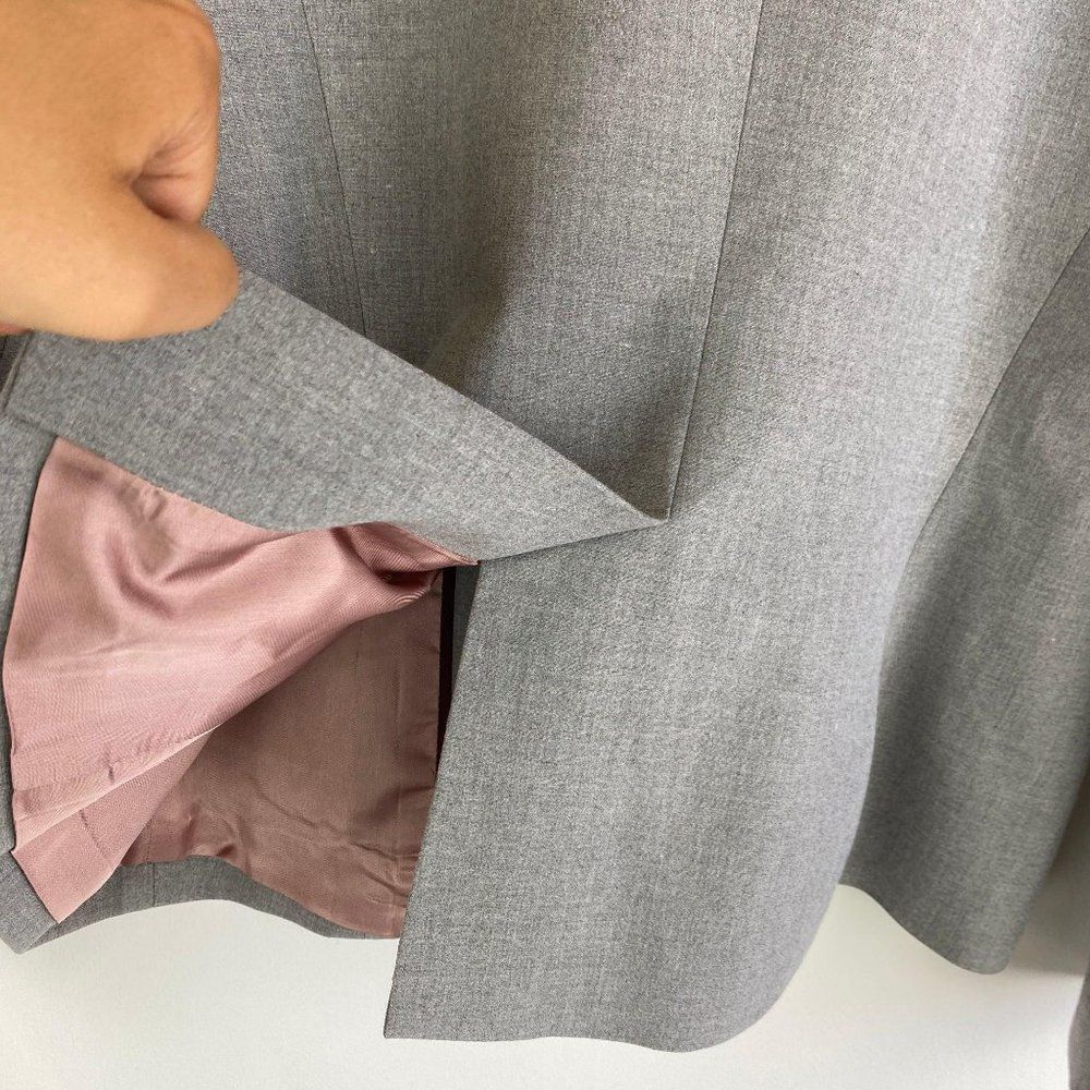JACOB Gray Basic Blazer NWT - Picture 6 of 6